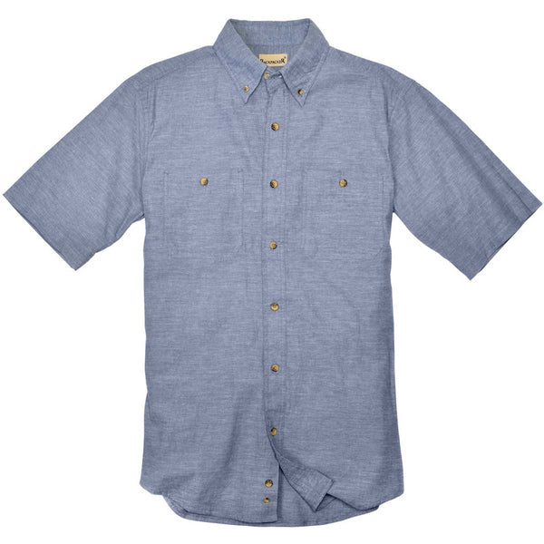 Backpacker Men’s Cadet Slub Chambray Short-Sleeve Shirt