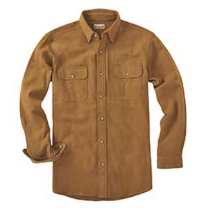 Backpacker Men’s Brown Solid Chamois Shirt