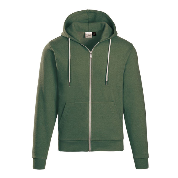 Landway Men’s Heather Green Parker Cotton Poly Fleece Hoodie