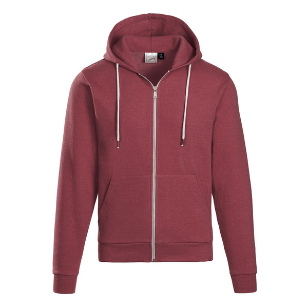 Landway Men’s Mountain Red Parker Cotton Poly Fleece Hoodie