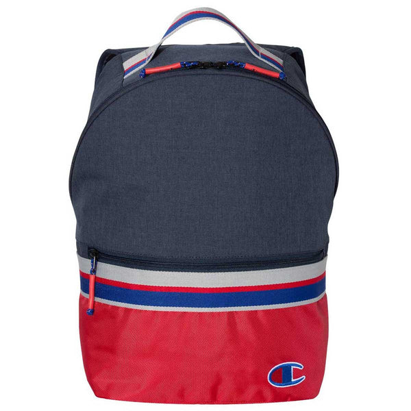 Champion Navy/Red 23L Striped Backpack