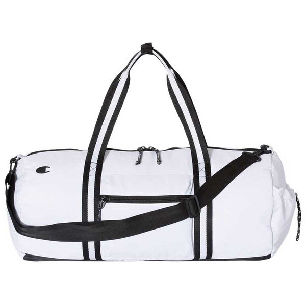 Champion White 44L Branded Duffel Bag