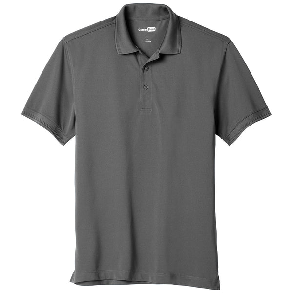 CornerStone Men’s Charcoal Industrial Snag-Proof Pique Polo