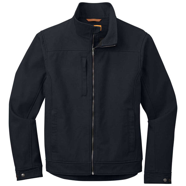 CornerStone Men’s Navy Blue Duck Bonded Soft Shell Jacket