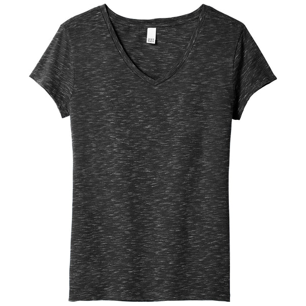 District Women’s Black Medal V-Neck Tee