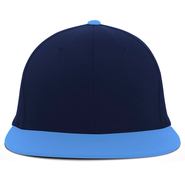 Pacific Headwear Navy/Columbia Blue Premium A/C2 Performance FlexFit Cap