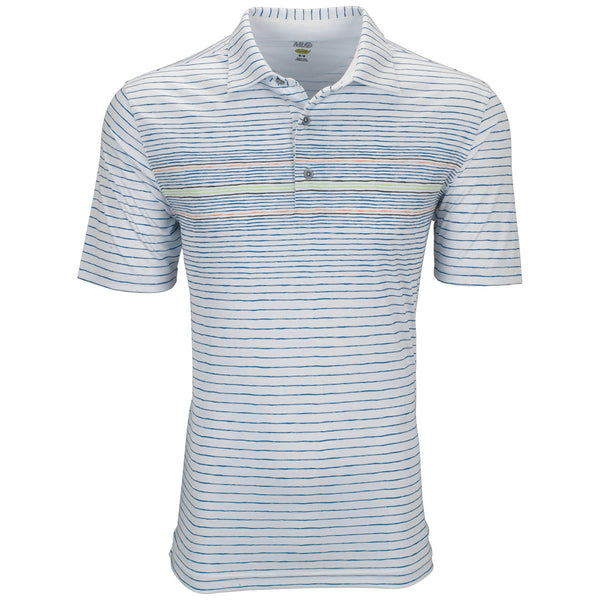 Greg Norman Men’s White ML75 Wave Polo