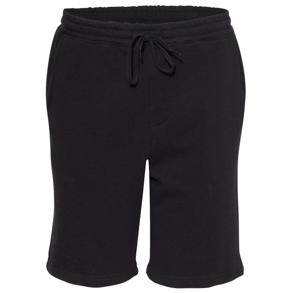 Independent Trading Co. Men’s Black Midweight Fleece Short