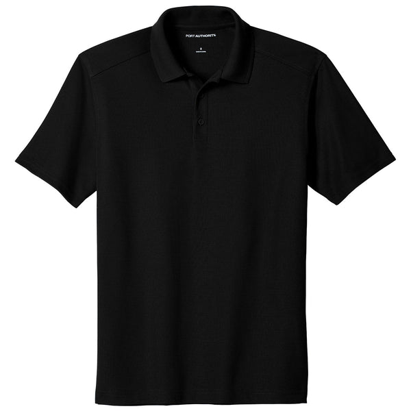 Port Authority Men’s Black EZPerformance Pique Polo