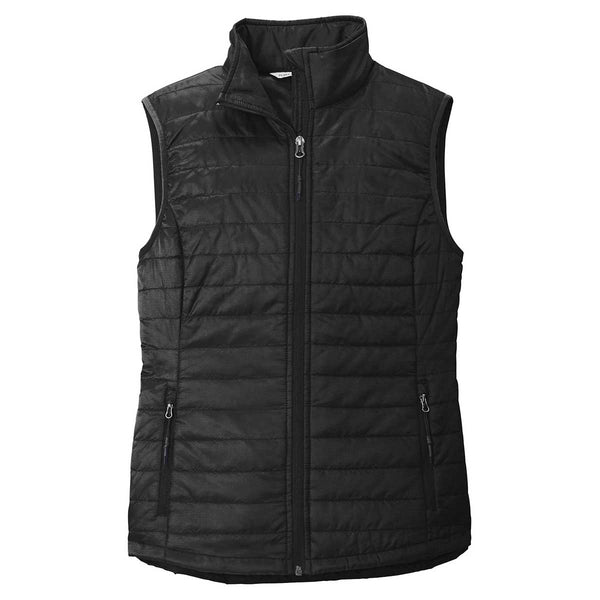 Port Authority Women’s Deep Black Packable Puffy Vest