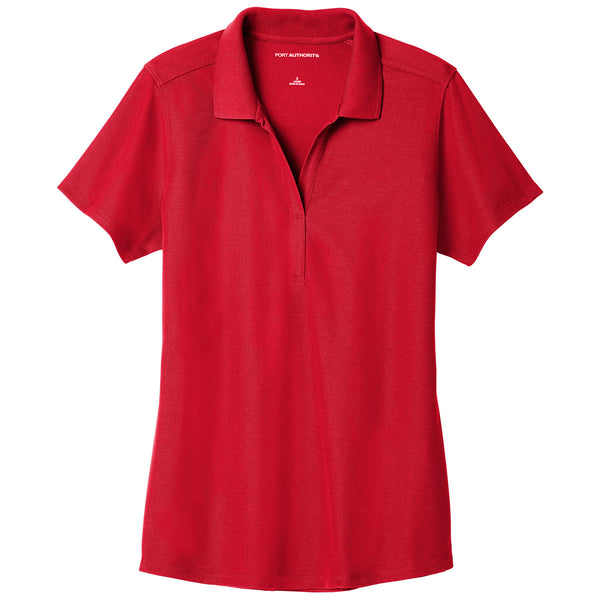 Port Authority Women’s Apple Red EZPerformance Pique Polo