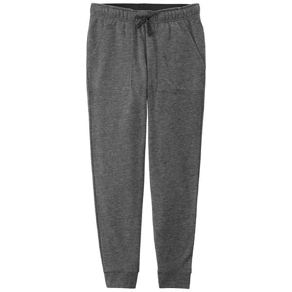 Sport-Tek Women’s Dark Grey Heather PosiCharge Tri-Blend Wicking Fleece Jogger