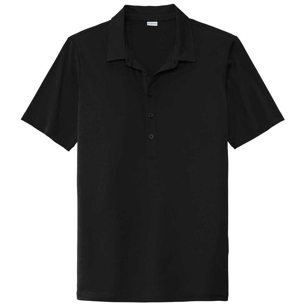 Sport-Tek Women’s Black Posi-UV Pro Polo