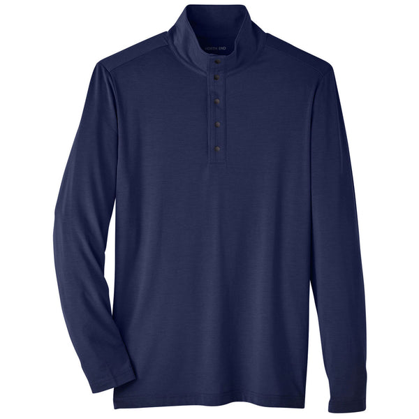 North End Men’s Classic Navy Jaq Snap-Up Stretch Performance Pullover