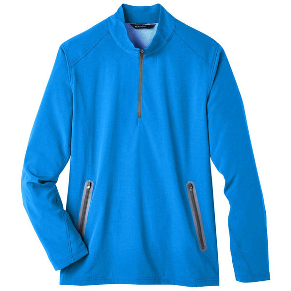 North End Men’s Olympic Blue/Carbon Quest Stretch Quarter-Zip