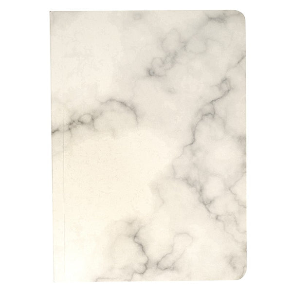 Primeline White Marble Paper Journal (5″ x 7″)