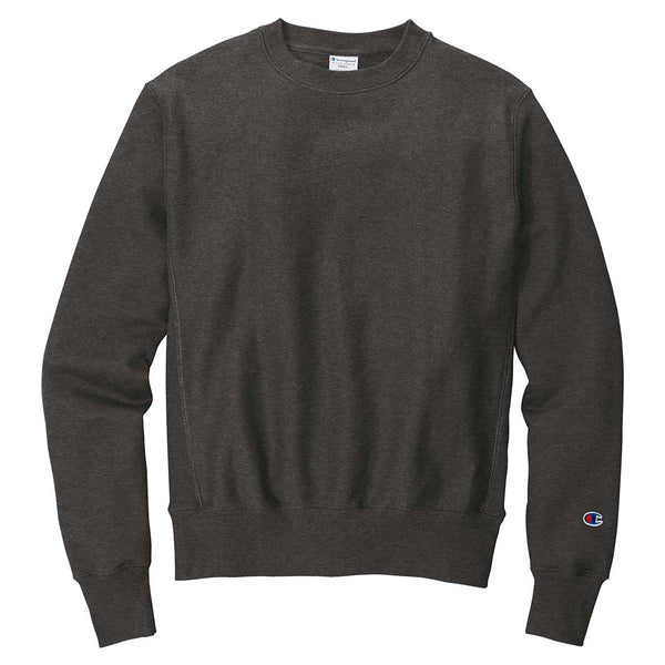 Champion Men’s Charcoal Heather Reverse Weave Crewneck Sweatshirt