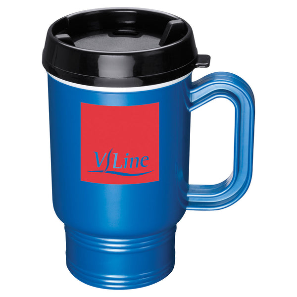 Bullet Metallic Blue Cruiser 16oz Mug