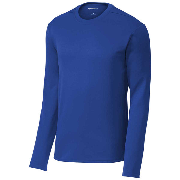 Sport-Tek Men’s True Royal Sport-Wick Fleece Pullover Crew