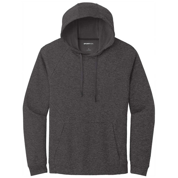 Sport-Tek Men’s Heather Black Lightweight French Terry Pullover Hoodie