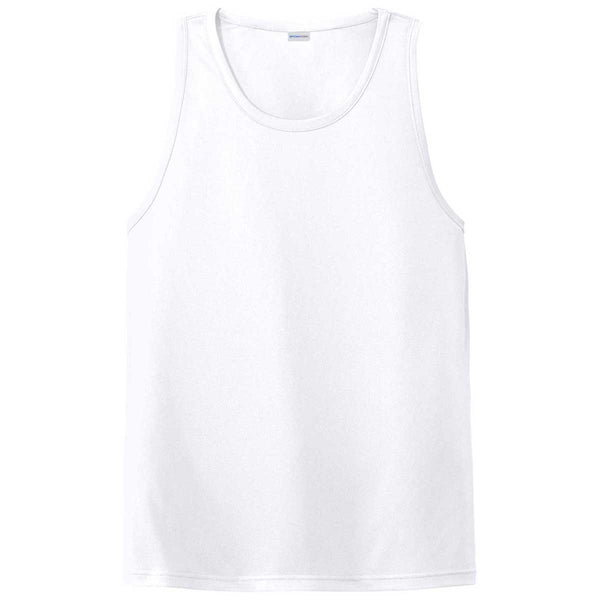 Sport-Tek Men’s White PosiCharge Competitor Tank