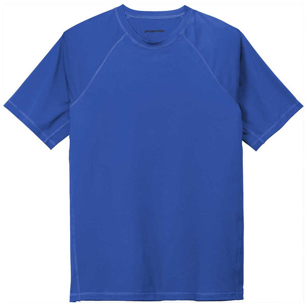 Sport-Tek Men’s True Royal Short Sleeve Rashguard Tee