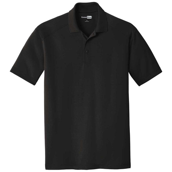 CornerStone Men’s Black Tall Lightweight Snag Proof Polo