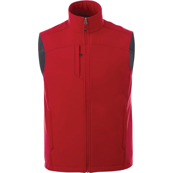 Elevate Men’s Team Red Stinson Softshell Vest