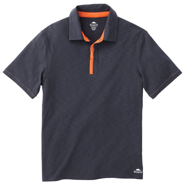 Roots73 Men’s Atlantic Navy/Saffron Stillwater Short Sleeve Polo