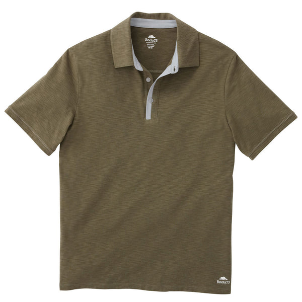 Roots73 Men’s Loden/Silver Stillwater Short Sleeve Polo