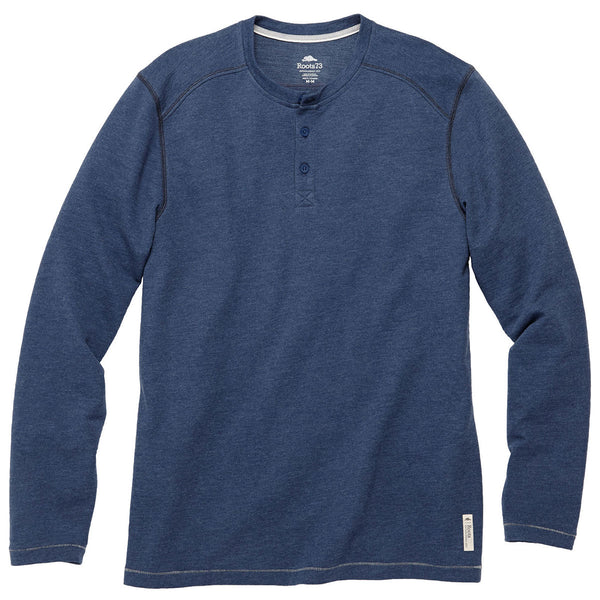 Roots73 Men’s Indigo Heather Riverrock Henley