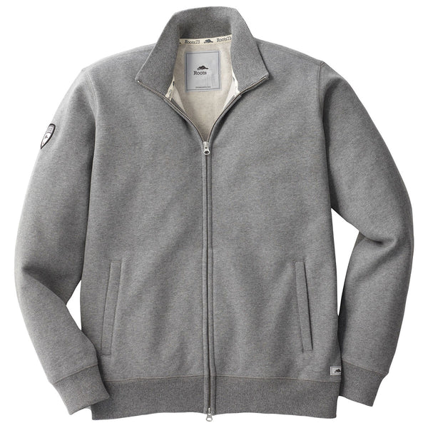 Roots73 Men’s Charcoal Mix Pinehurst Fleece Jacket