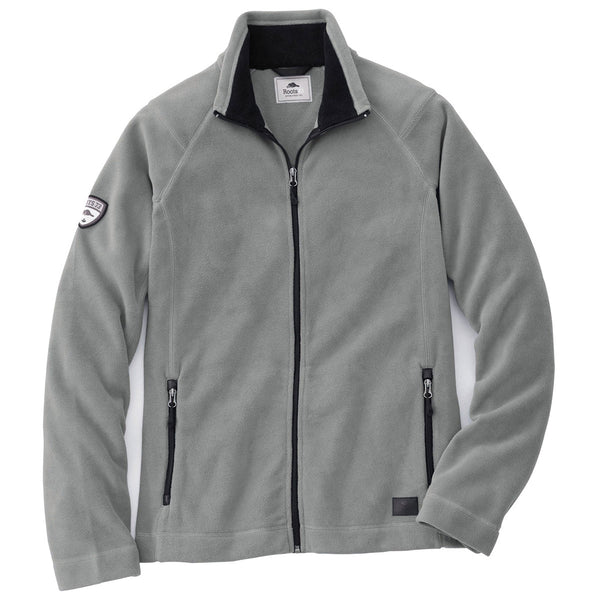 Roots73 Men’s Charcoal Mix Deerlake Microfleece Jacket