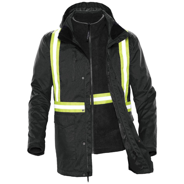 Stormtech Men’s Black Vortex HD 3-IN-1 Reflective System Parka