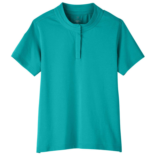 UltraClub Women’s Jade Lakeshore Stretch Cotton Performance Polo