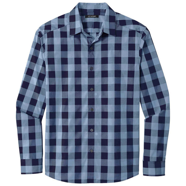 Port Authority Men’s True Navy Everyday Plaid Shirt