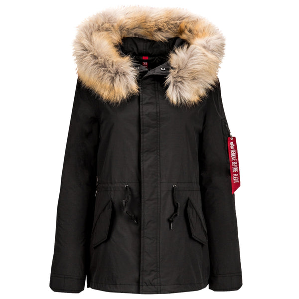 Alpha Industries Women’s Black J-4 Impact Fishtail Parka