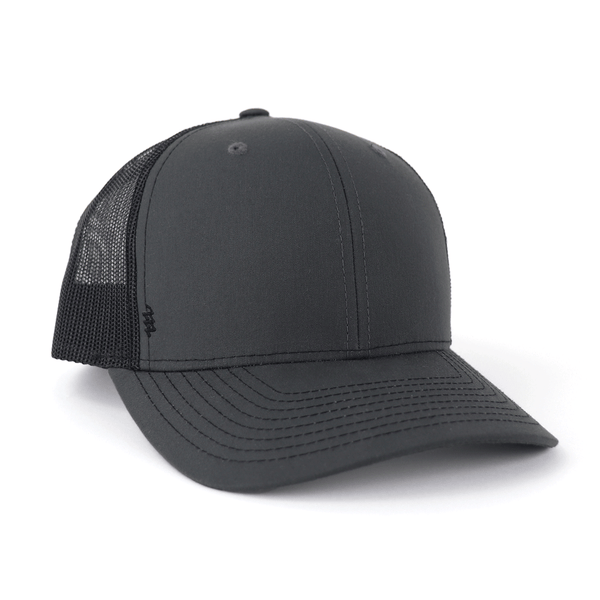 48-Hour Zusa Charcoal/Black Open Road Trucker Cap