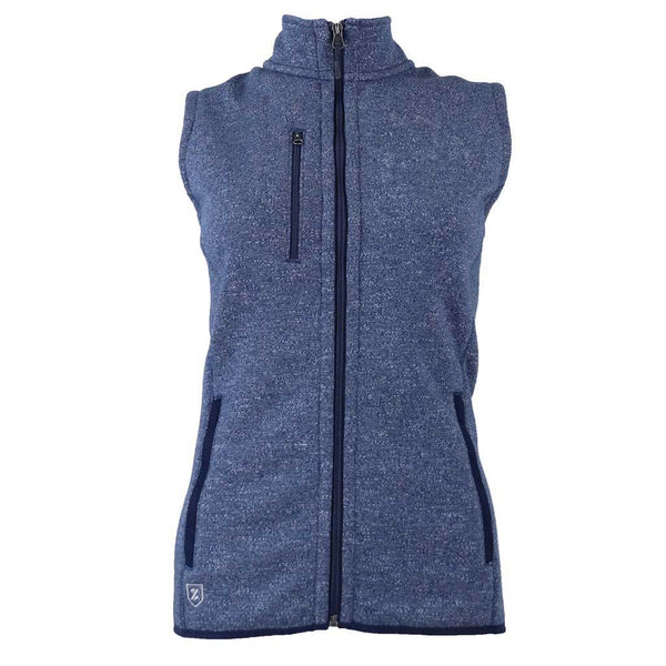 Rally Zusa Women’s True Navy Heather Midtown Fleece Vest