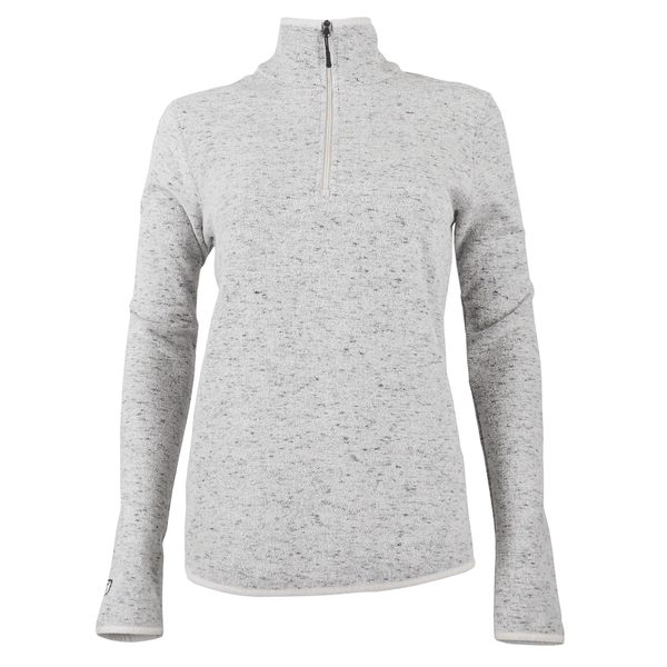 Rally Zusa Women’s Oatmeal Heather Chilly Fleece Quarter Zip